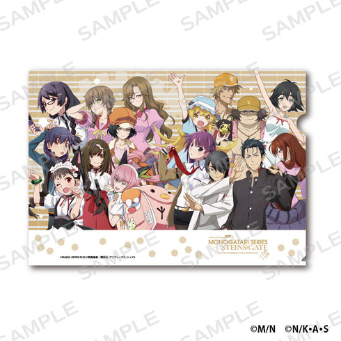『化物語×STEINS;GATE』A4クリアファイル 総柄